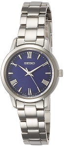 SEIKO  Watch Solar Blue Dial Roman Numeral Arrangement  sapphire crystal STPX 049 Women's
